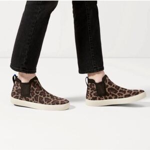 Rothy’s Chelsea Wildcat Leopard Cheetah Sneakers 9.5 Animal Print Shoes